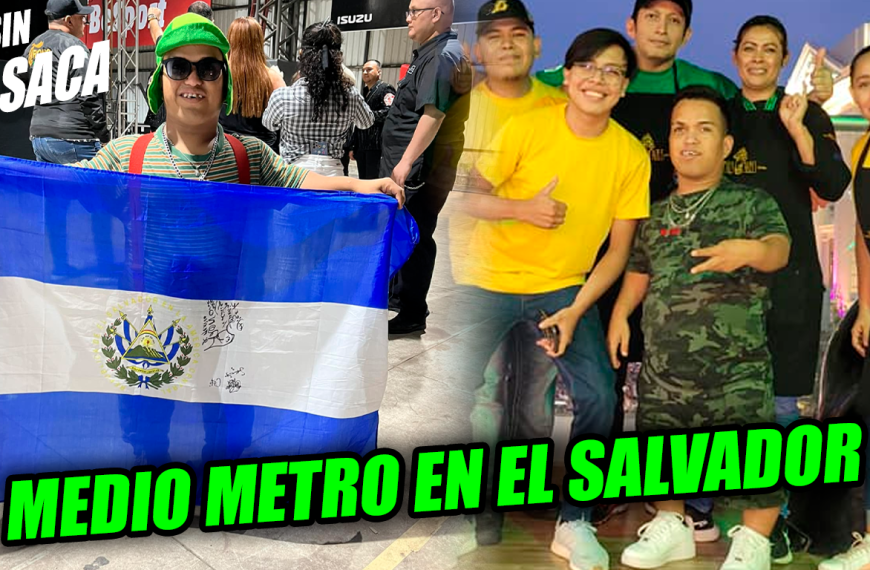 «Medio Metro» llegó a El Salvador y visitó el Centro Histórico de Sívar