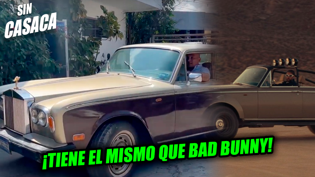 Omar Angulo tiene el mismo Rolls Royce que usó Bad Bunny en…