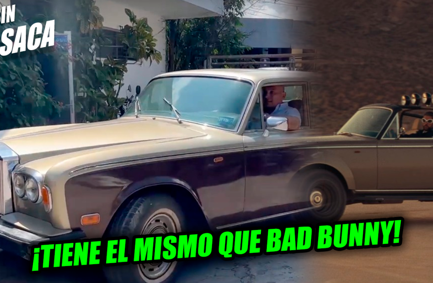 Omar Angulo tiene el mismo Rolls Royce que usó Bad Bunny en su último video y así…