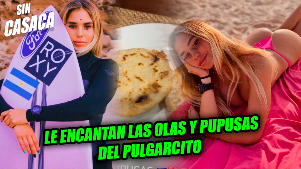 Surfista y modelo argentina asegura estar enamorada de las playas y pupusas…