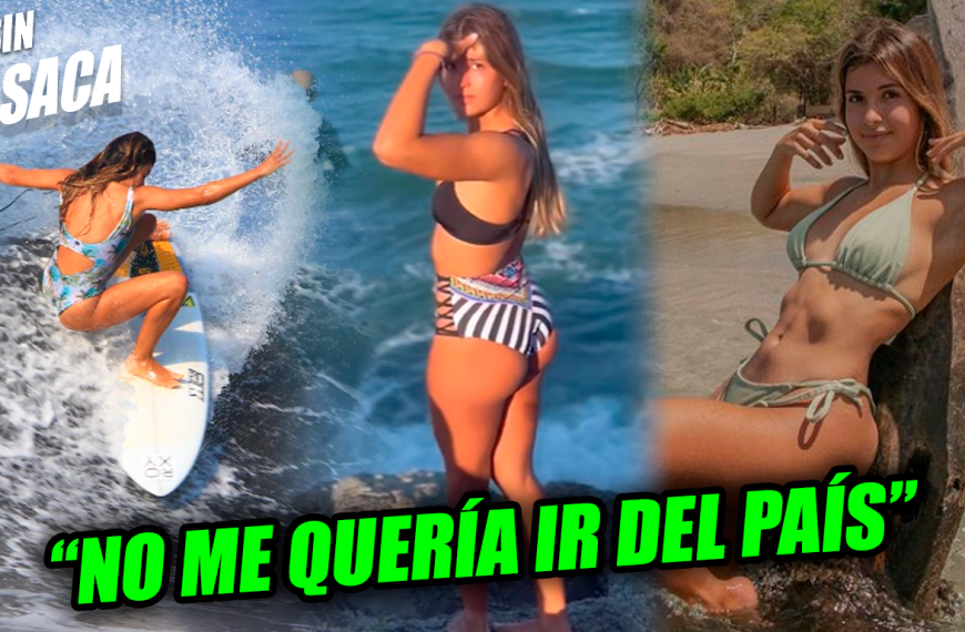 Surfista venezolana quedó impresionada con las olas del pulgarcito