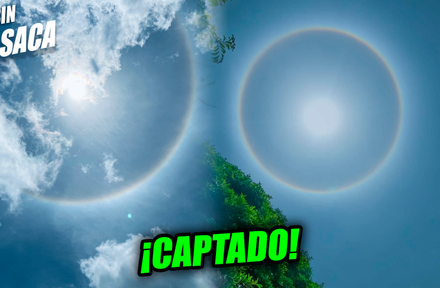 Captan halo solar en diferentes partes de El Salvador