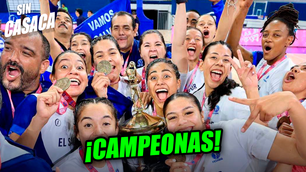 Selección femenina de El Salvador ganó medalla de oro en el Campeonato…