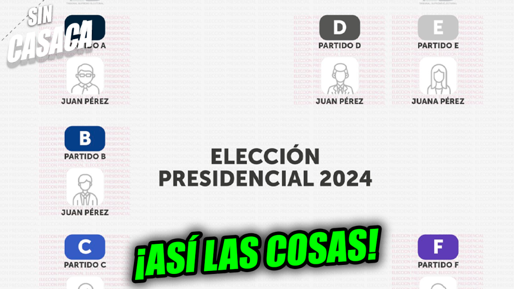 Papeleta de votación presidencial tendrá el nombre y rostro del candidato en…