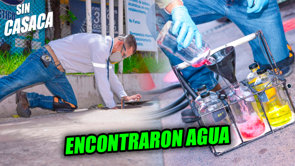 Autoridades encuentra agua en un tanque de combustible de Gasolinera UNO