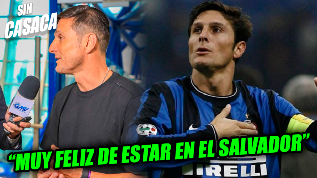 Exmundialista con Argentina Javier Zanetti está en El Salvador y afirma que…