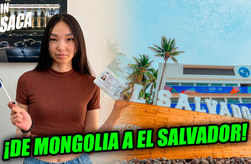 Viajó desde Mongolia hasta El Salvador solo para conocer las increíbles playas del pulgarcito