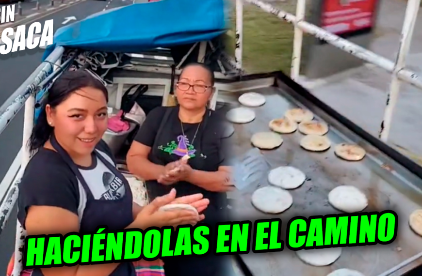 Estas son las congas pupusas, una pupusería móvil en San Salvador