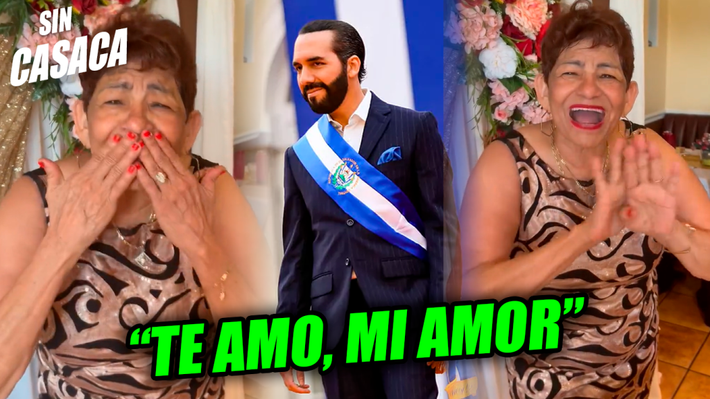 La Tía María expresa su amor al Presi Bukele y afirma que…