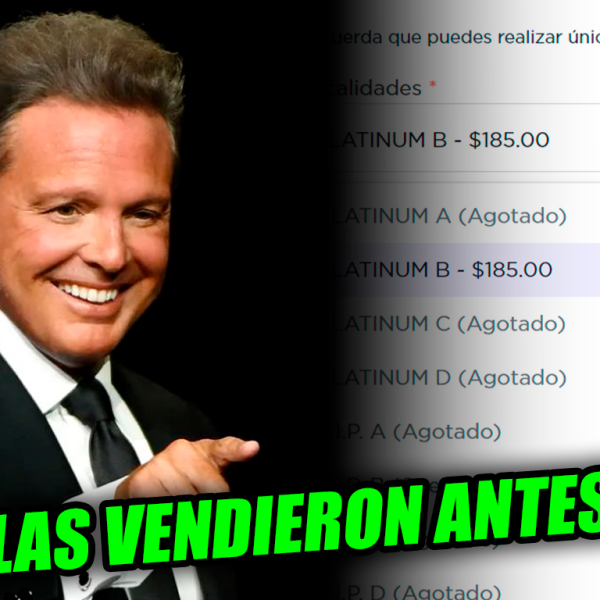 Agotadas las entradas para el concierto de Luis Miguel luego que las vendieran…