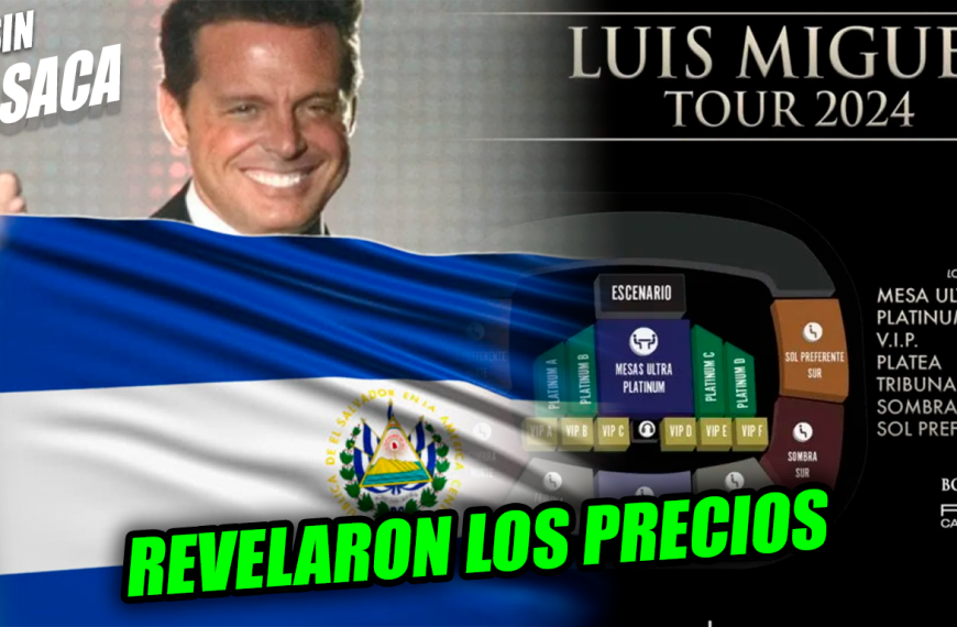 Entradas para el concierto de Luis Miguel costarán hasta $285 más cargo de boletería