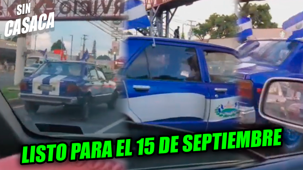 Automovilista se vuelve viral por pintar su carro con la bandera de…