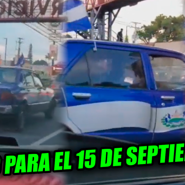 Automovilista se vuelve viral por pintar su carro con la bandera de El…