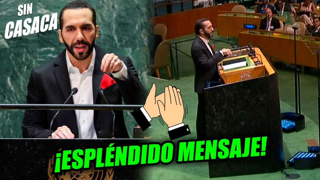 Presi Bukele es recibido con aplausos en la ONU y brinda importante…