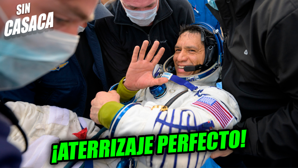 Así fue el aterrizaje del astronauta salvadoreño Frank Rubio luego de pasar…
