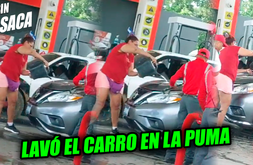 No quiso llevar el carro al car wash y puso a los trabajadores de la Puma a…