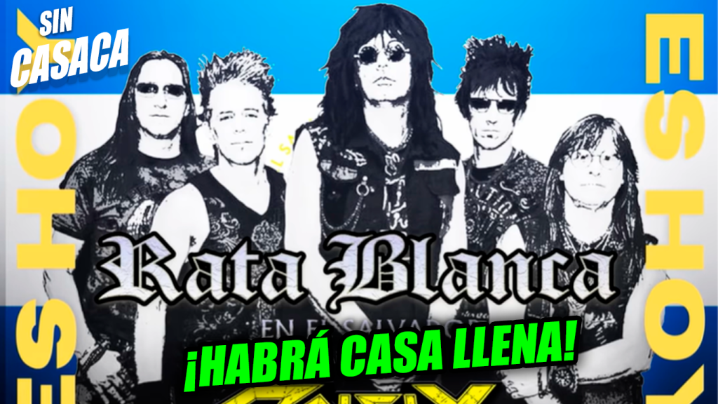 Rata Blanca se presenta hoy en El Salvador para cantar sus grandes…