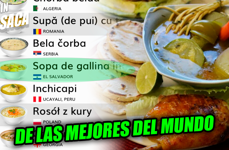 Sopa de gallina india de El Salvador entra en el top 10 de…