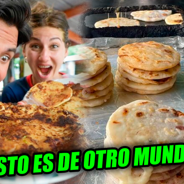 Famoso youtuber con 1.68 millones de seguidores probó por primera vez las pupusas…