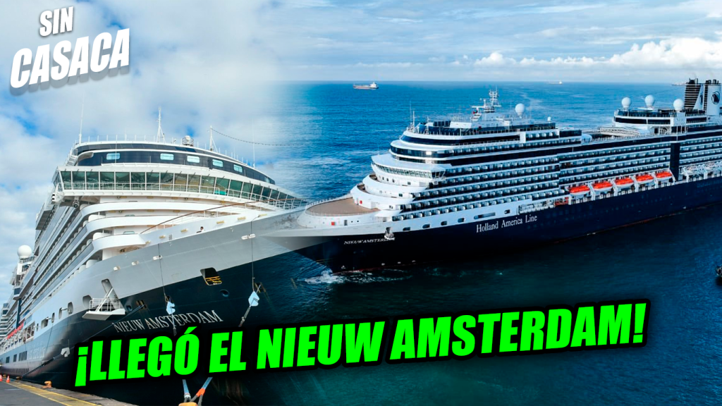 Llega a El Salvador el crucero Nieuw Amsterdam con más de 2,800…