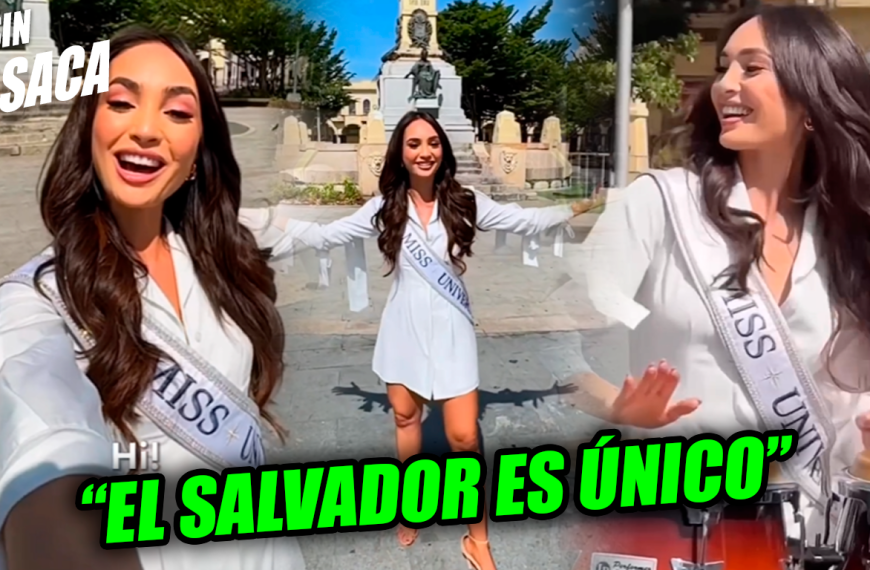 La actual Miss Universo se fue a conocer el Centro Histórico de San Salvador y quedó maravillada