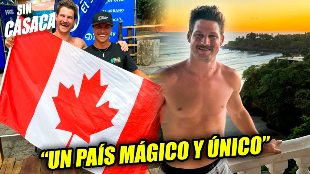 Turista canadiense expresa su amor por las playas y olas de El…