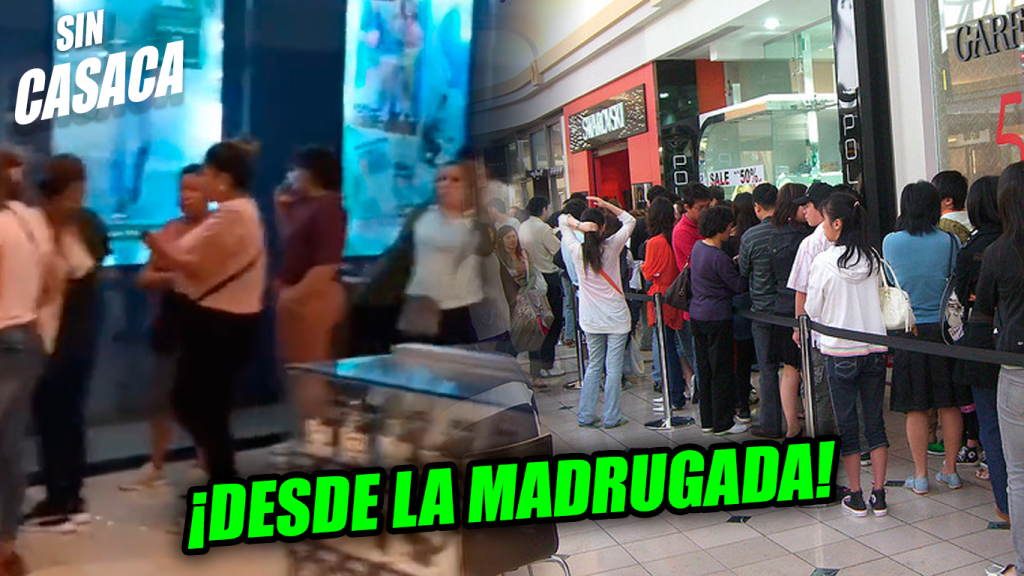 Salvadoreños madrugaron a los centros comerciales para comprar sus productos en el…