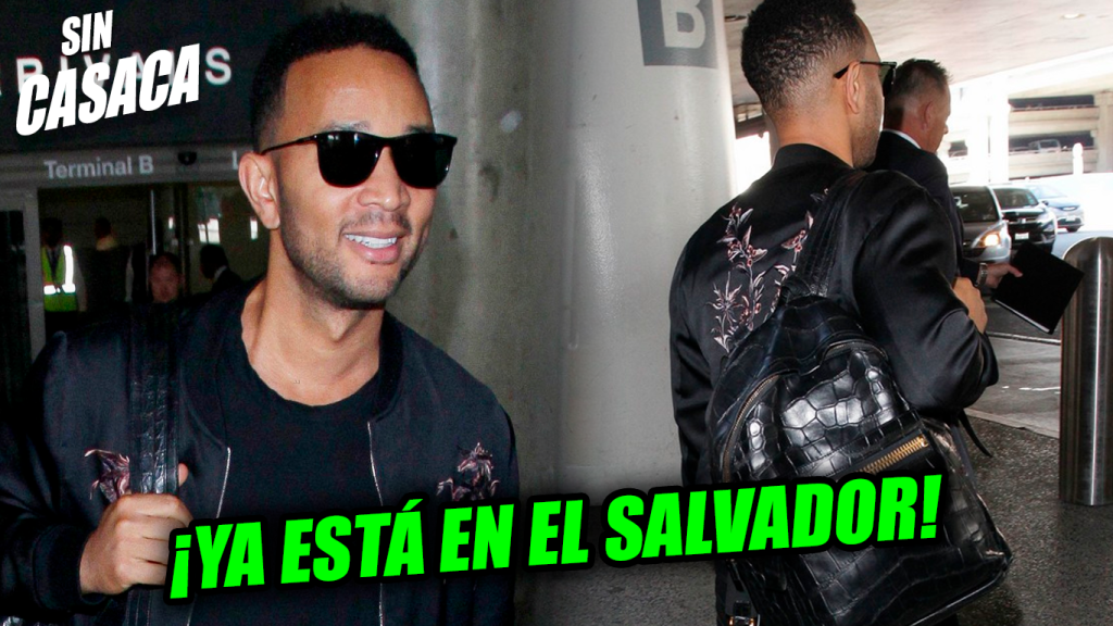 John Legend ya está en El Salvador para su presentación en Miss…