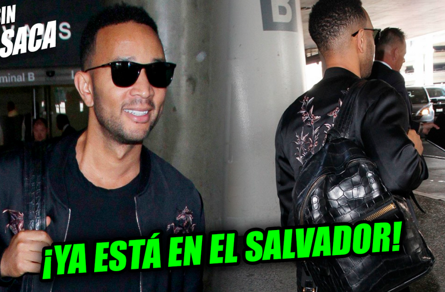 John Legend ya está en El Salvador para su presentación en Miss Universo 2023