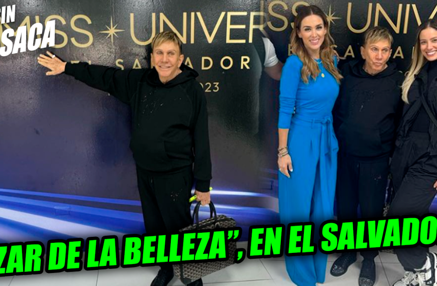 Llega a El Salvador el “Zar de la belleza” para la gran gala de Miss Universo 