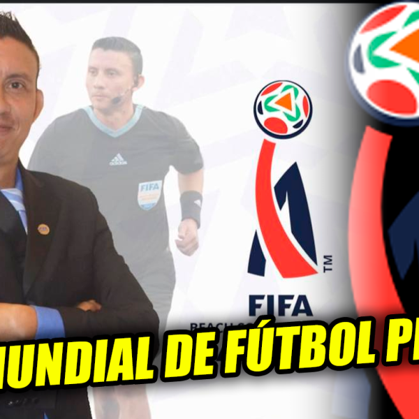 Árbitro salvadoreño estará en la Copa Mundial de Fútbol Playa