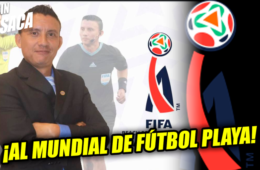 Árbitro salvadoreño estará en la Copa Mundial de Fútbol Playa