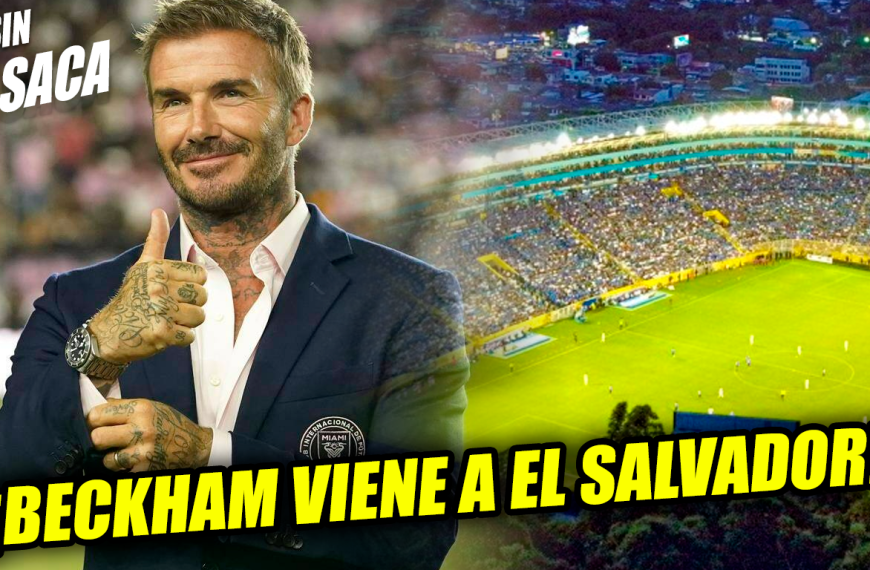 David Beckham vendrá a El Salvador junto a toda la plantilla del Inter de Miami