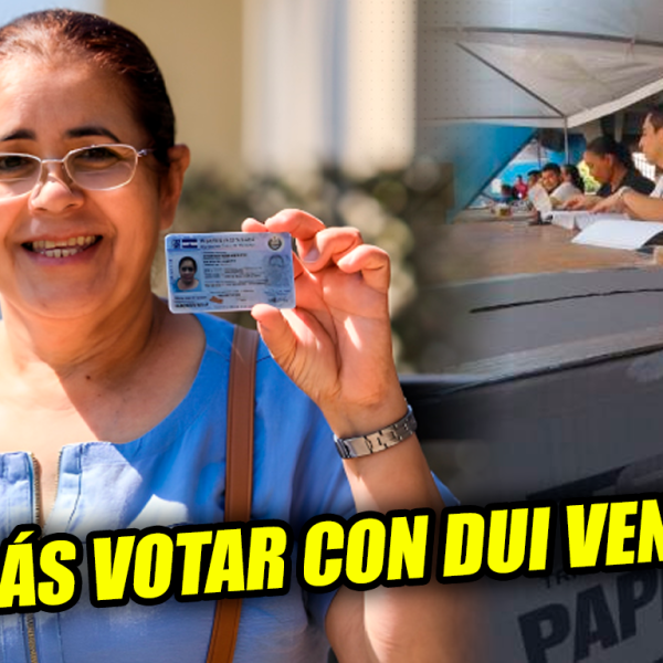 Salvadoreños con el DUI vencido podrán votar para elecciones de 2024