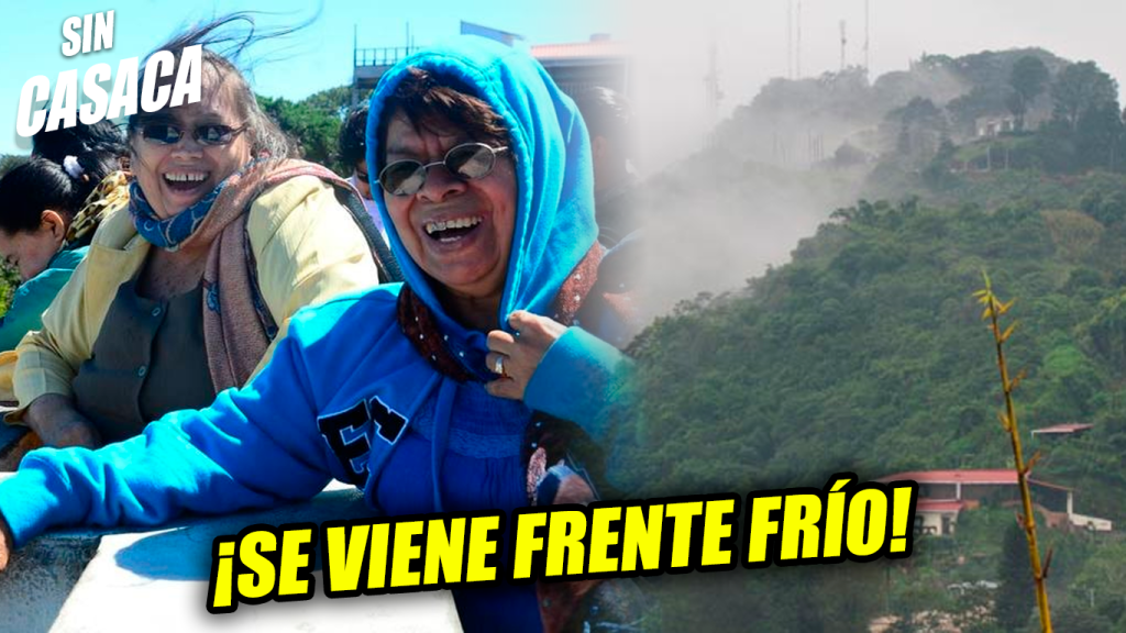 Informan que se viene un frente frío, alisten su suéter