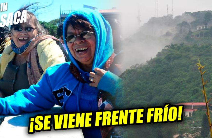 Informan que se viene un frente frío, alisten su suéter