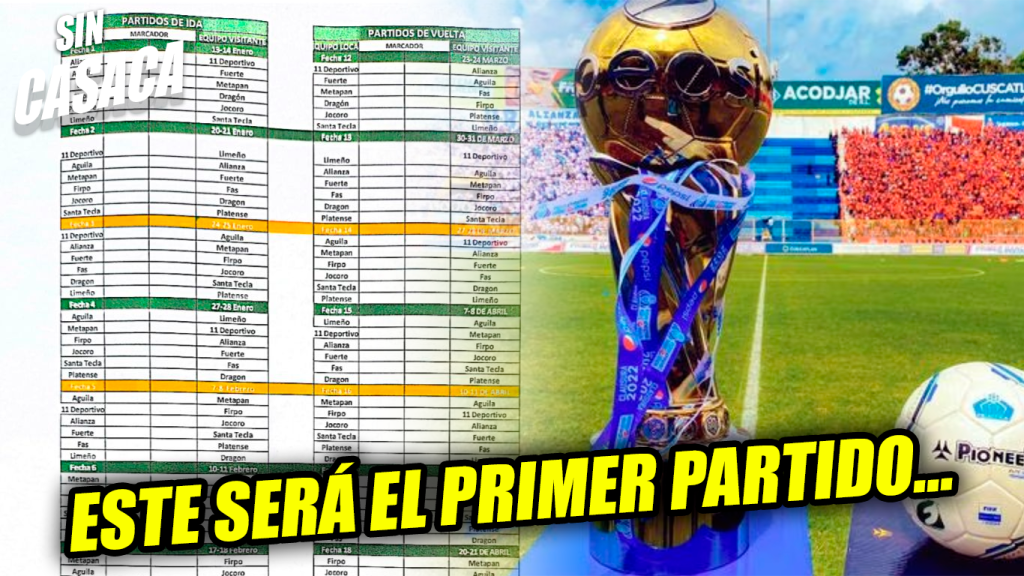Filtran el calendario del Clausura 2024 de la primera división de fútbol