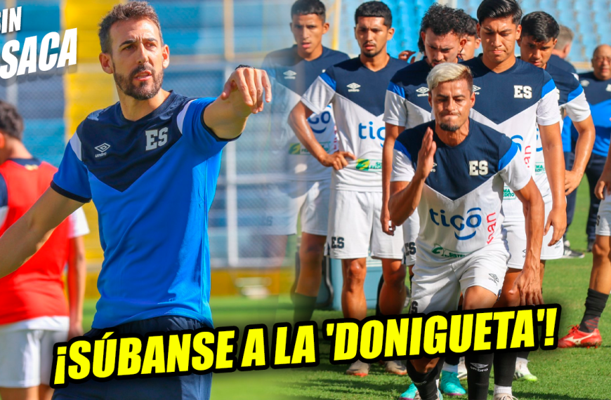 David Dóniga realiza su primer entrenamiento como técnico de la selección de El Salvador